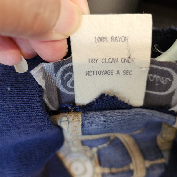 Saint Germain Paris Women M Nautical Theme Light Jacket Old Money Vtg Retro 80' - Picture 16 of 16